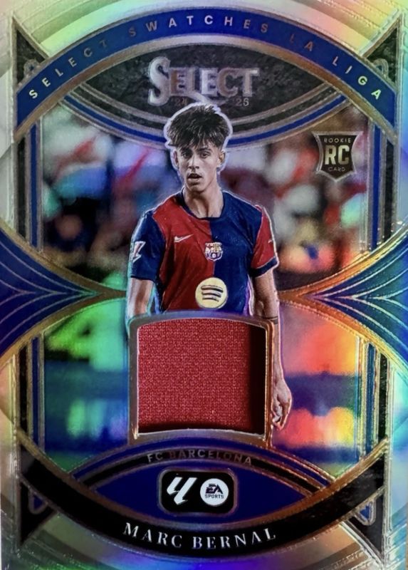 Marc Bernal 2024 Select La Liga #SW-MB Select Swatches Silver Rookie RAW