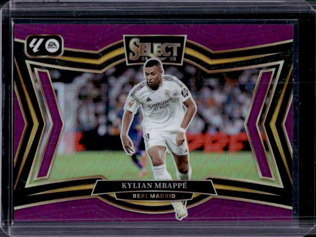 Kylian Mbappe 2024 Select La Liga #232 Base Purple /99 RAW