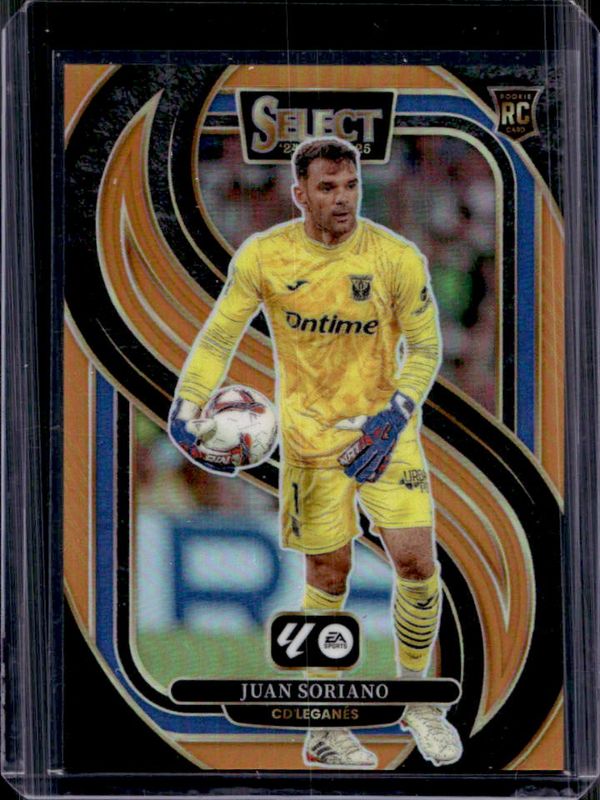 Soriano 2024 Select La Liga #108 Base Orange /49 RAW
