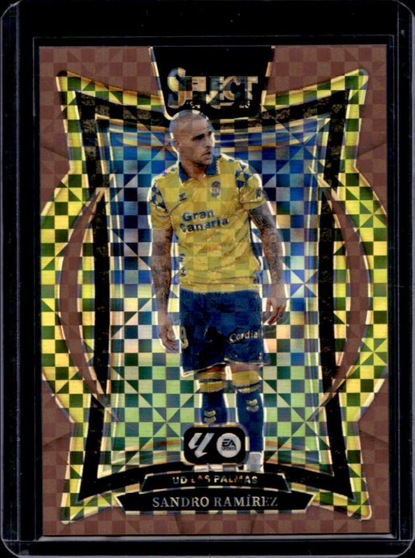Sandro 2024 Select La Liga #56 Base Bronze Checker /59 RAW