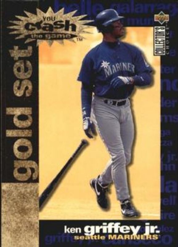 Ken Griffey Sr. 1995 Collector's Choice #CR8 You Crash the Game Gold Exchange RAW
