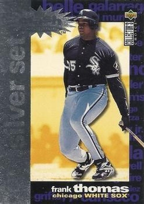 Frank Thomas 1995 Collector's Choice #CR19 You Crash the Game Silver Exchange RAW