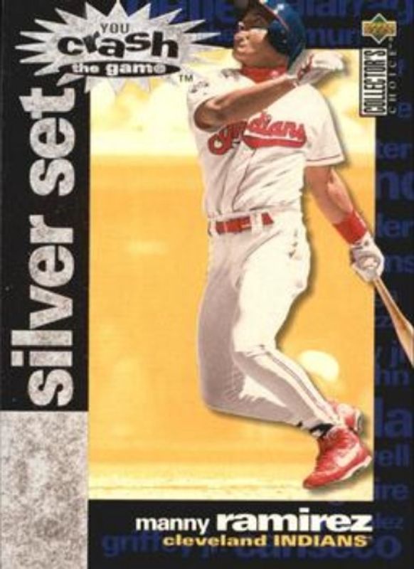 Manny Ramirez 1995 Collector's Choice #CR16 You Crash the Game Silver Exchange RAW