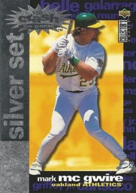 Mark McGwire 1995 Collector's Choice #CR13 You Crash the Game Silver Exchange RAW