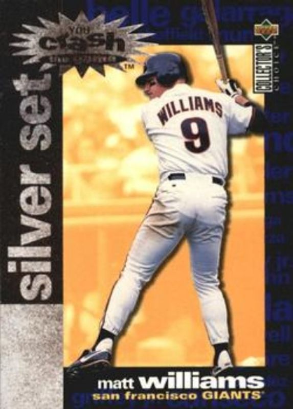 Matt Williams 1995 Collector's Choice #CR20 You Crash the Game Silver Exchange RAW