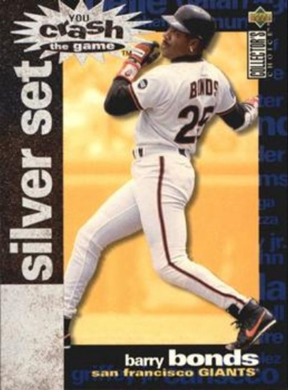 Barry Bonds 1995 Collector's Choice #CR3 You Crash the Game Silver Exchange RAW