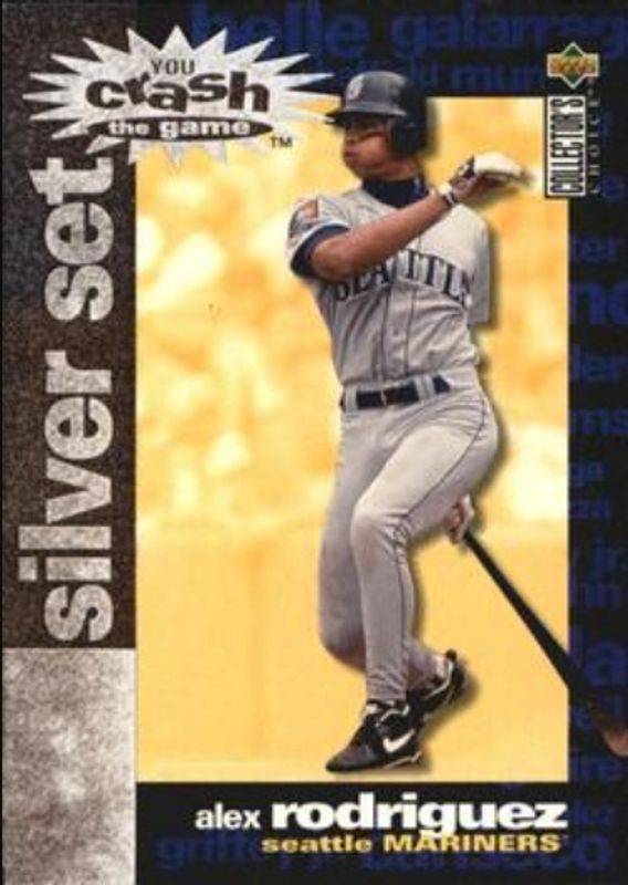 Alex Rodriguez 1995 Collector's Choice #CR17 You Crash the Game Silver Exchange RAW