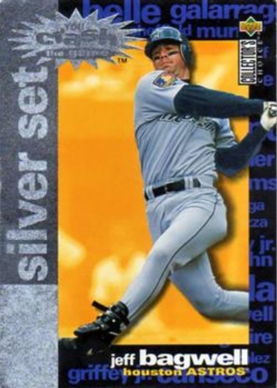Jeff Bagwell 1995 Collector's Choice #CR1 You Crash the Game Silver Exchange RAW
