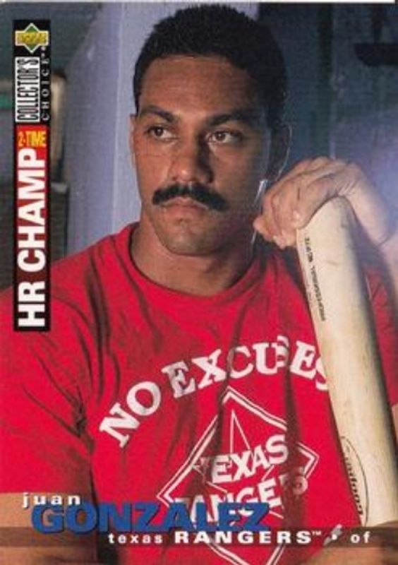 Juan Gonzalez 1995 Collector's Choice #84 Base RAW