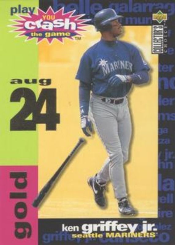 Ken Griffey Sr. 1995 Collector's Choice #CG8b You Crash the Game Gold RAW