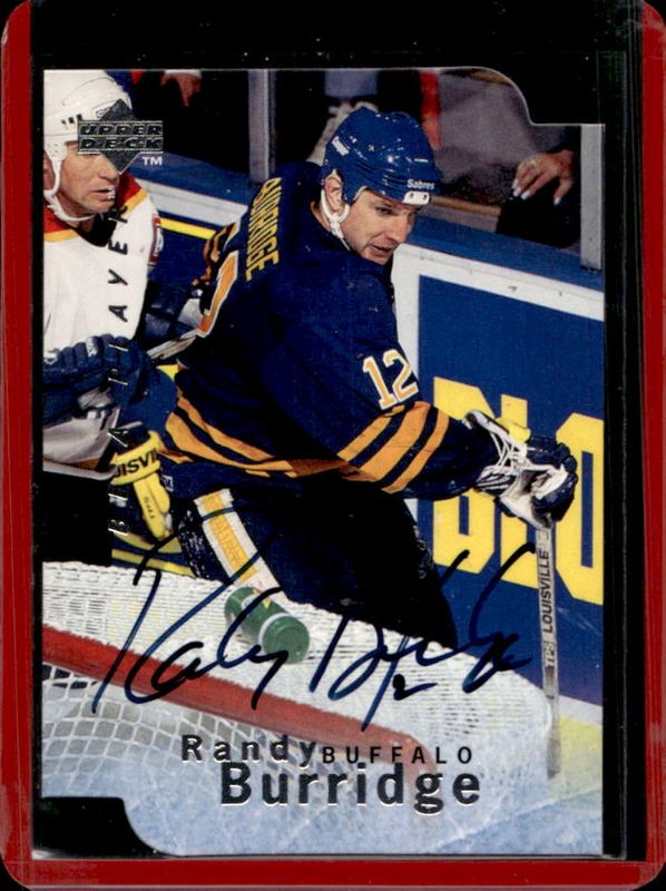 1995 Upper Deck Be a Player #S114 Autographs die-cut