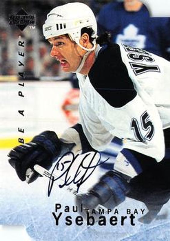 1995 Upper Deck Be a Player #S139 Autographs die-cut
