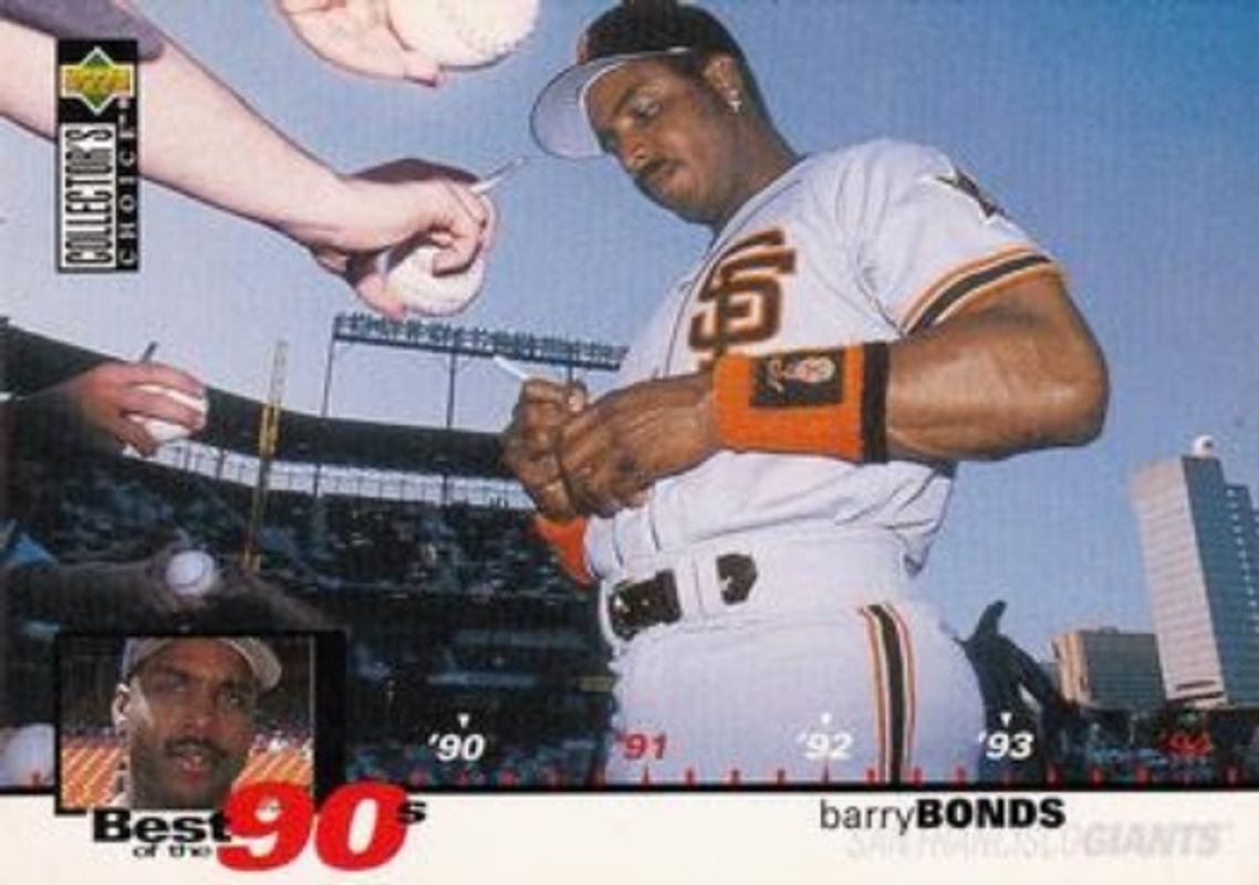 Barry Bonds 1995 Collector's Choice #60 Base RAW