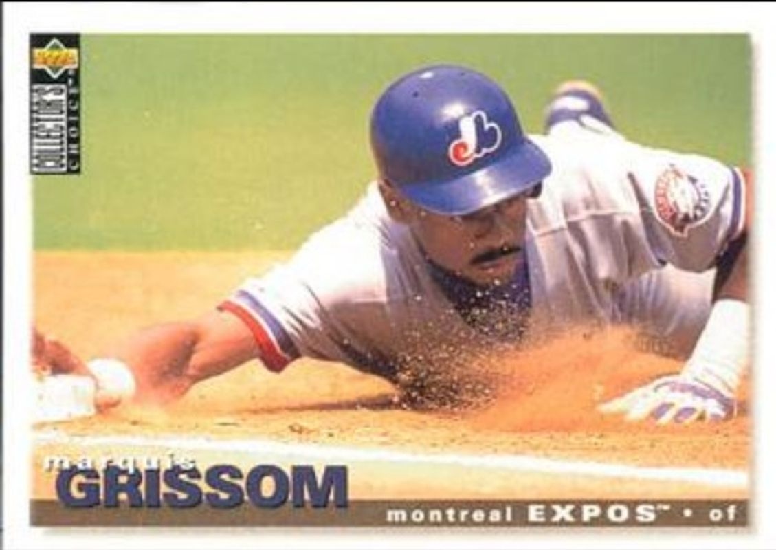 Marquis Grissom 1995 Collector's Choice #237 Base RAW