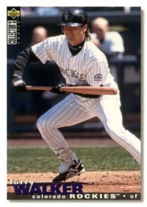 Larry Walker 1995 Collector's Choice #579 Base RAW