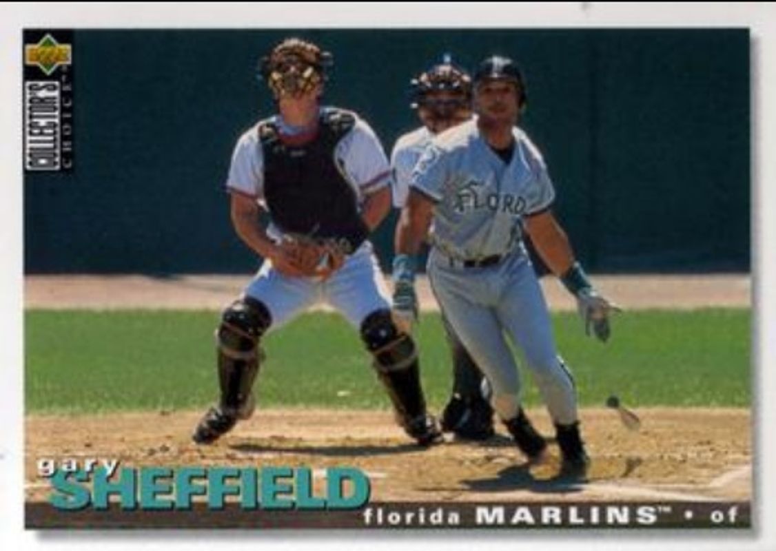 Gary Sheffield 1995 Collector's Choice #300 Base RAW