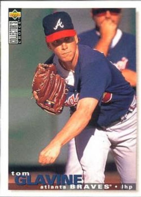 Tom Glavine 1995 Collector's Choice #165 Base RAW