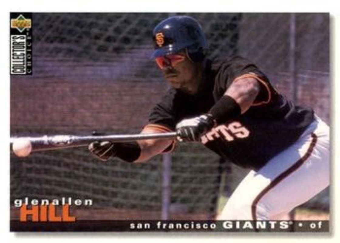 Glenallen Hill 1995 Collector's Choice #553 Base RAW