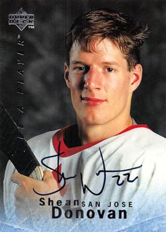 Shean Donovan 1995 Upper Deck Be a Player #S3 Autographs Rookie RAW