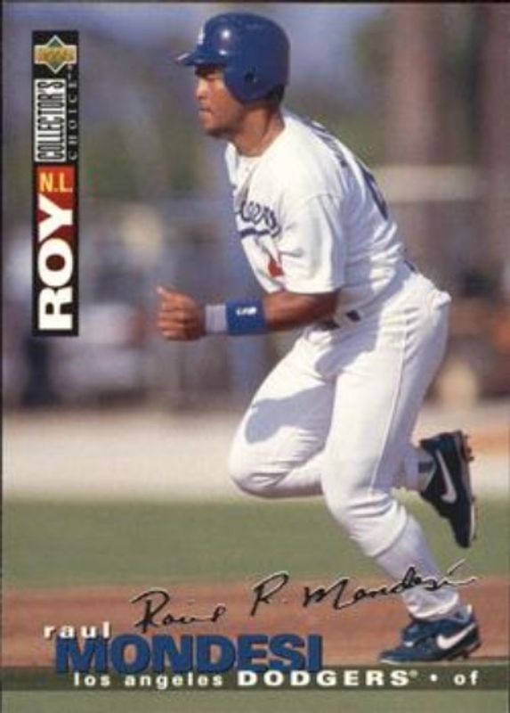 Raul Mondesi 1995 Collector's Choice #79 Silver Signatures RAW