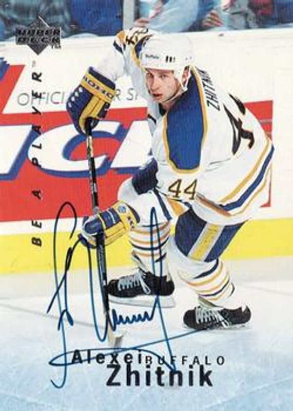 Alexei Zhitnik 1995 Upper Deck Be a Player #S28 Autographs RAW
