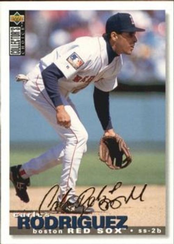 Carlos Rodriguez 1995 Collector's Choice #407 Gold Signatures RAW