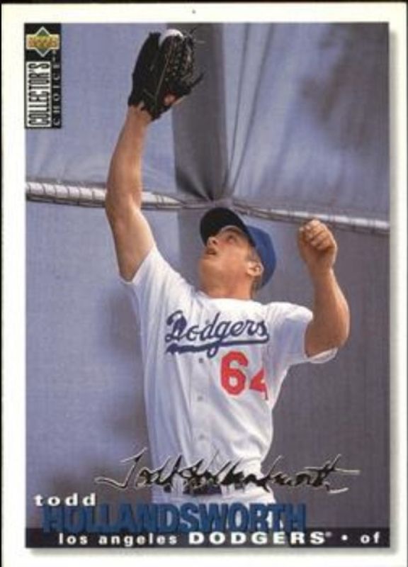 Todd Hollandsworth 1995 Collector's Choice #231 Silver Signatures RAW