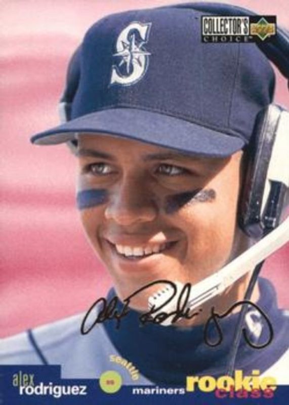 Alex Rodriguez 1995 Collector's Choice #5 Silver Signatures RAW