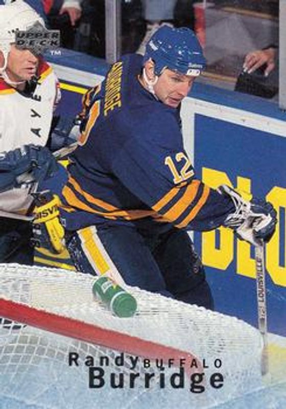 Randy Burridge 1995 Upper Deck Be a Player #114 Base RAW