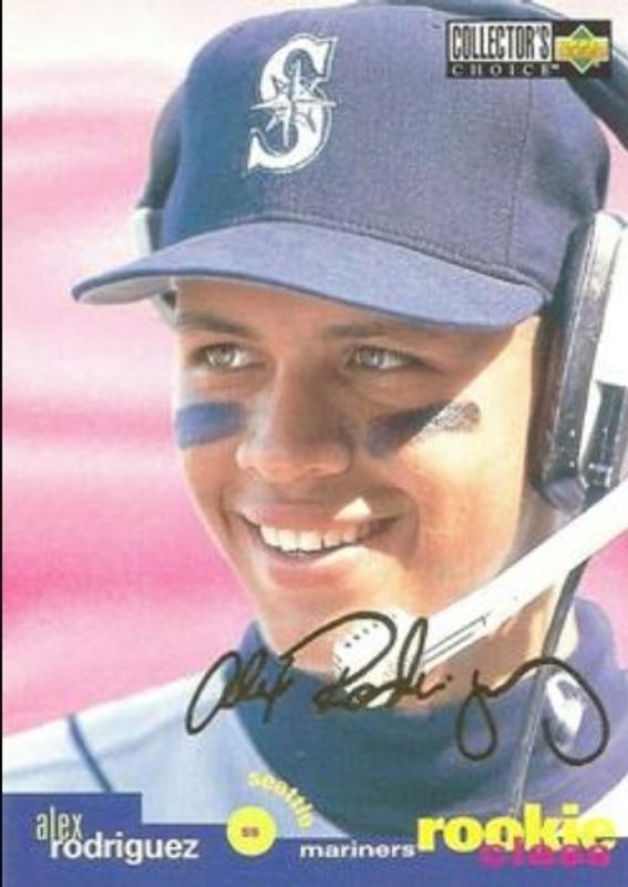 Alex Rodriguez 1995 Collector's Choice #5 Gold Signatures RAW