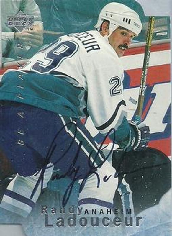 1995 Upper Deck Be a Player #S37 Autographs die-cut