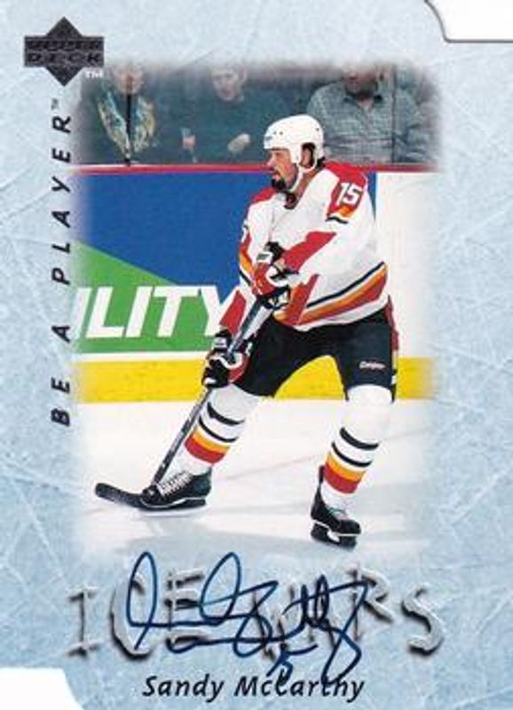 1995 Upper Deck Be a Player #S217 Autographs die-cut