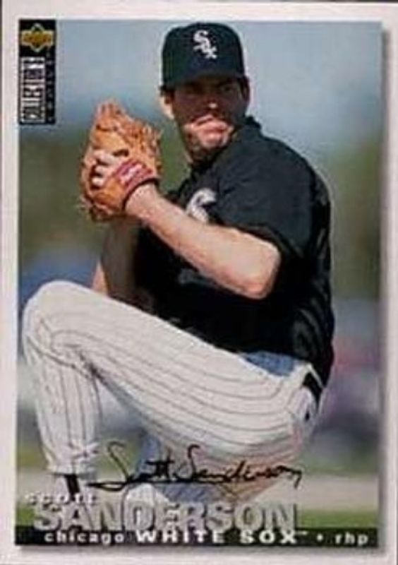 Scott Sanderson 1995 Collector's Choice #498 Gold Signatures RAW