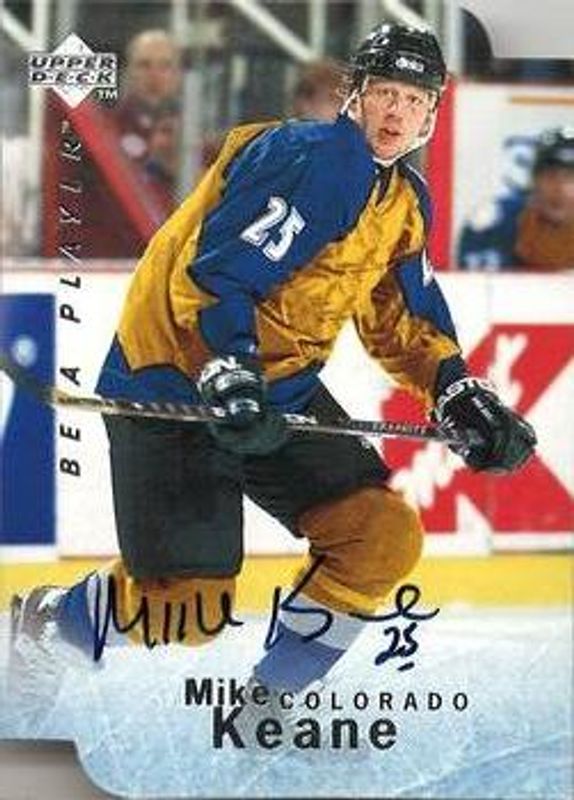 1995 Upper Deck Be a Player #S103 Autographs die-cut