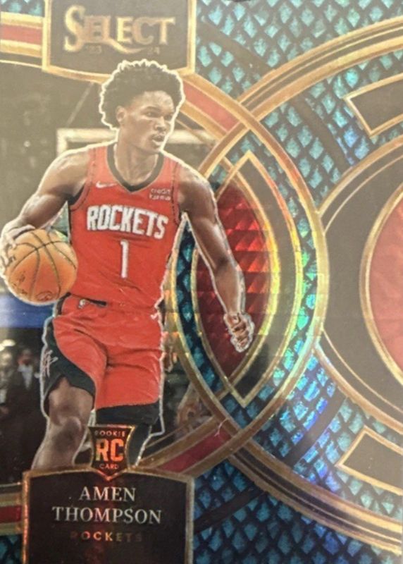 Amen Thompson 2023 Select #122 Premier Level Dragon Scale /8 Rookie RAW