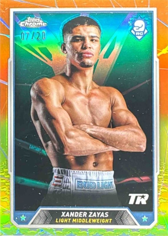 2024 Topps Chrome #20 Orange & Yellow Refractor /20