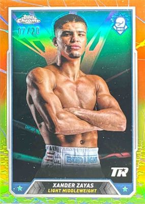 2024 Topps Chrome #20 Orange & Yellow Refractor /20