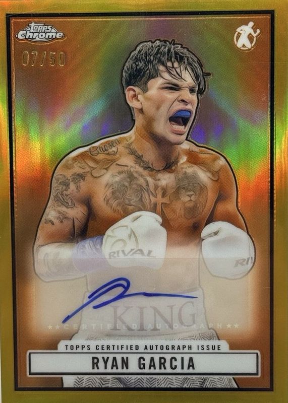 2024 Topps Chrome #TRA-RG 1951 Ringside Autographs - Gold Refractor /50