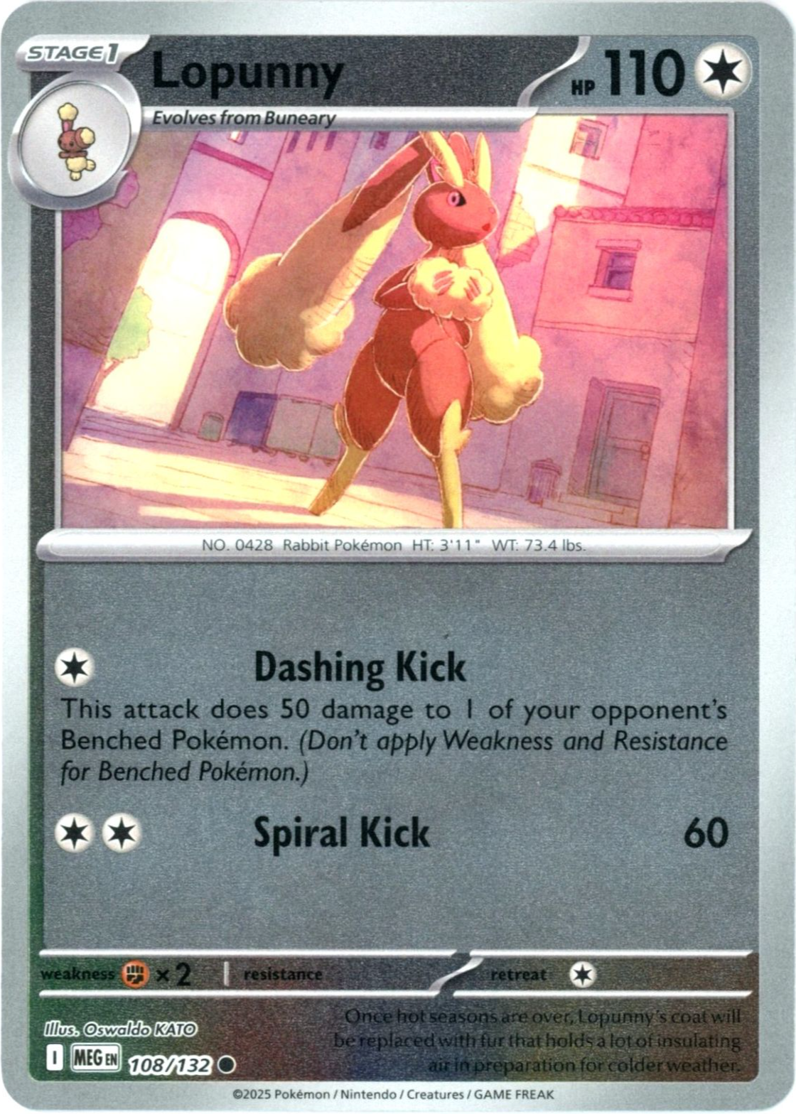 lopunny pokemon cards 2025 Mega Lopunny ex – Phantasmal Flames – 128/094 – Special Illustrat –  Game Of Binders