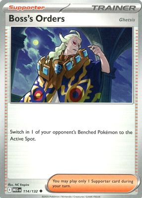 2025 Mega Evolution #114/132 Base (Ghetsis)