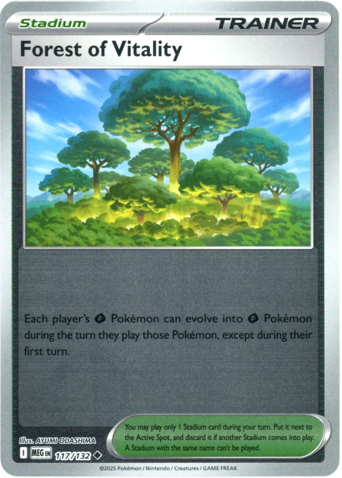 Forest of Vitality 2025 Mega Evolution #117/132 Reverse Holo Price