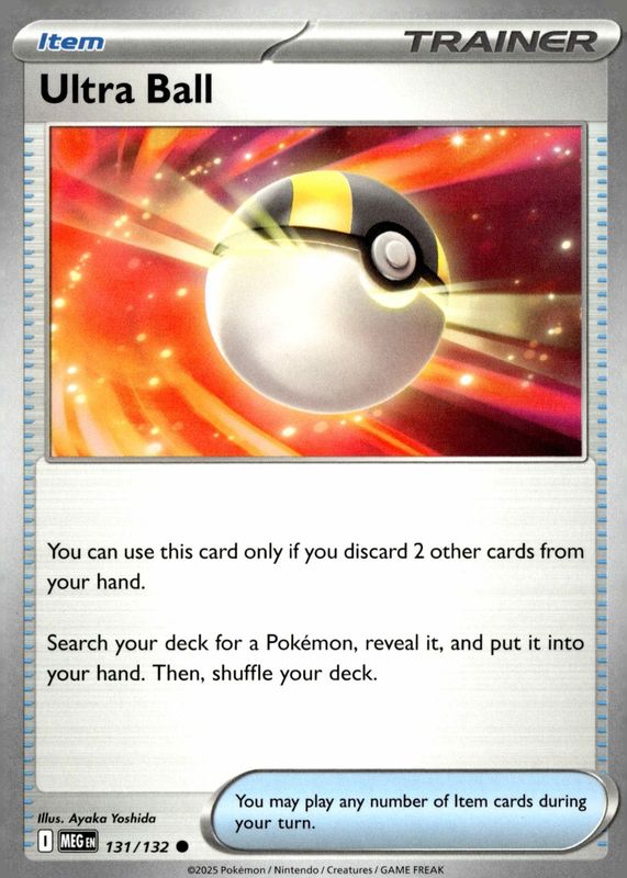 2025 Mega Evolution #131/132 Base