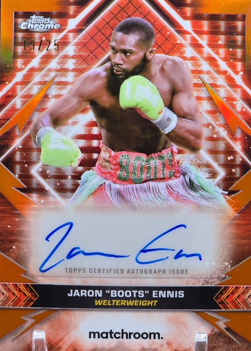 Jaron Ennis 2024 Topps Chrome #CAS-JE Championship Autographs