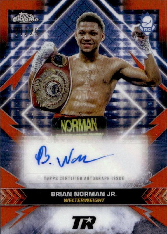 2024 Topps Chrome #CAS-BN Championship Autographs - Orange Refractor /25