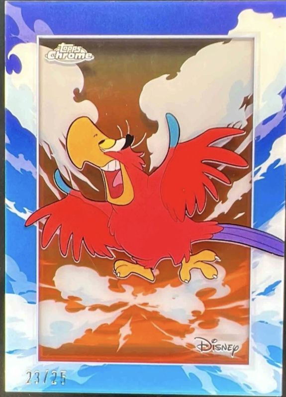 2025 Topps Chrome Disney #AIR-5 Air Disney Shadowbox - Orange Refractor /25
