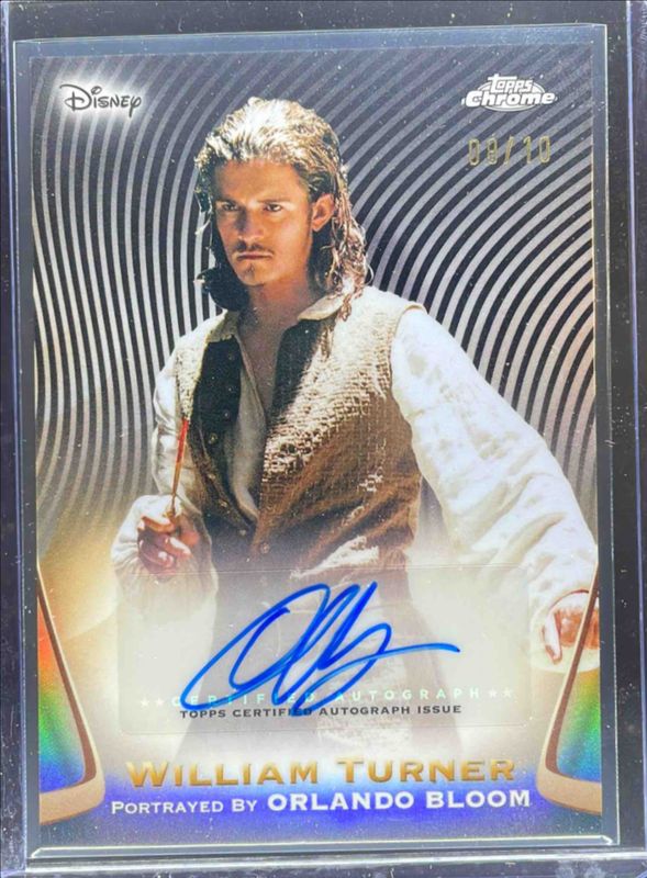 2025 Topps Chrome Disney #AA-OB Authentic Autographs - Black Refractor /10