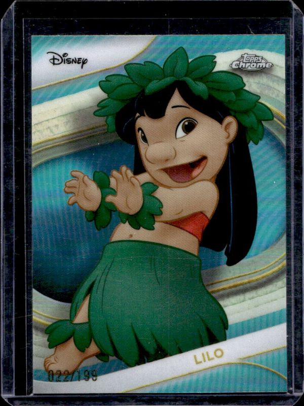 2025 Topps Chrome Disney #199 Aqua Refractor /199