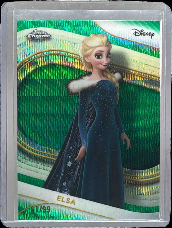 2025 Topps Chrome Disney #111 Green Wave Refractor /99