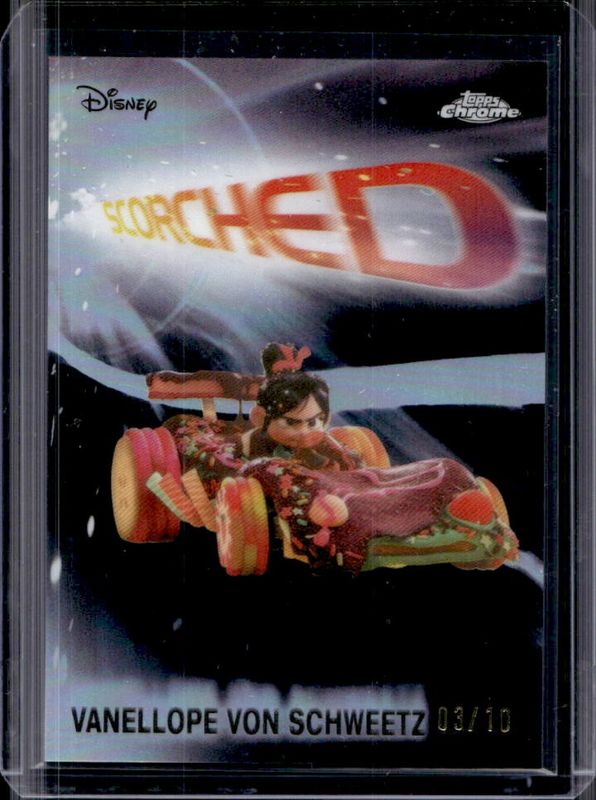 2025 Topps Chrome Disney #SC-4 Scorched - Black Refractor /10