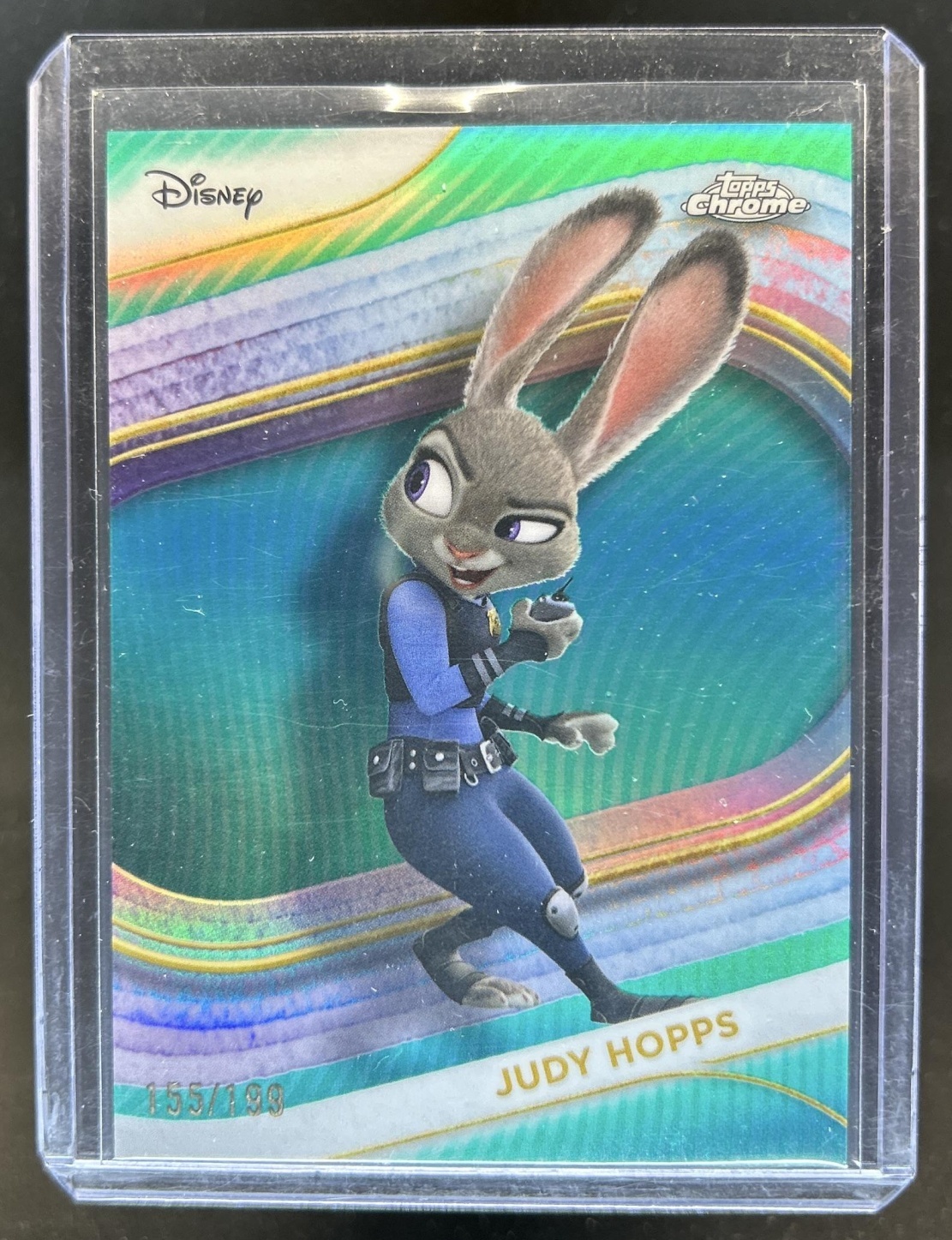 Judy Hopps 2025 Topps Chrome Disney #168 Aqua Refractor /199 Price